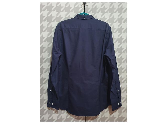 Camicia Filippa K in cotone blu L - vista 3