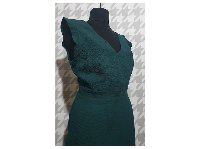 Vestido midi verde Sandro - vista 2