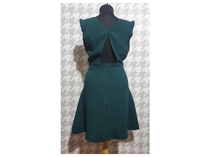 Vestido midi verde Sandro - vista 3