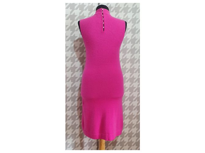 Vestido Allude de cachemira rosa - vista 3