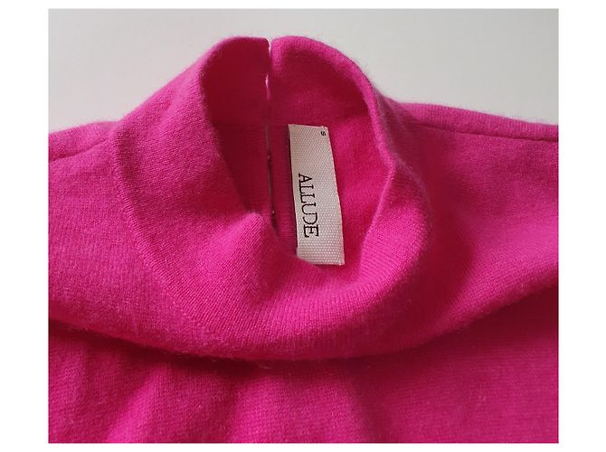 Vestido Allude de cachemira rosa - vista 6