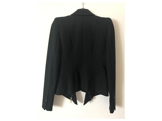 Pinko Jacke Schwarz Viscose Größe S - Ansicht 2