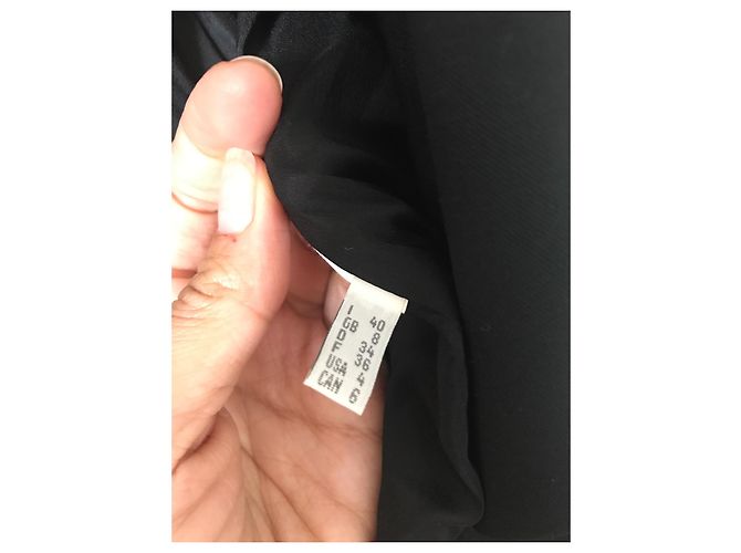 Pinko Jacke Schwarz Viscose Größe S - Ansicht 3