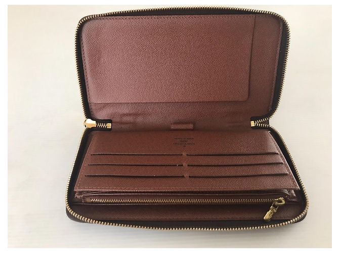 Cartera Louis Vuitton Zippy Organize Monogram Canvas Marrón Castaño - vista 2