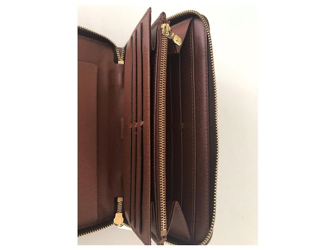 Cartera Louis Vuitton Zippy Organize Monogram Canvas Marrón Castaño - vista 4