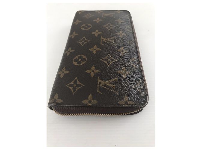 Cartera Louis Vuitton Zippy Organize Monogram Canvas Marrón Castaño - vista 5