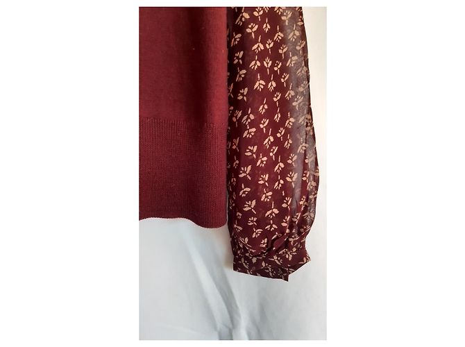 Isabel Marant Etoile Precioso suéter Isabel Marant / talla 36 Burdeos - vista 4