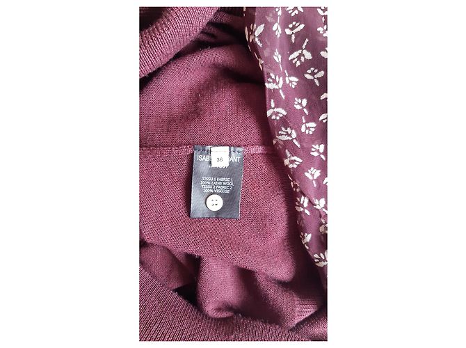 Isabel Marant Etoile Precioso suéter Isabel Marant / talla 36 Burdeos - vista 8