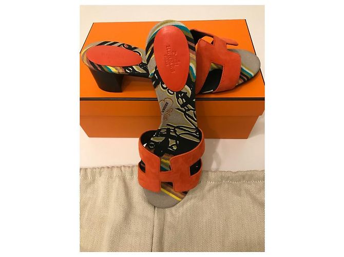 HERMÈS: Sandali / Mules modello "OASIS" Taglia 40 Multicolore - vista 2