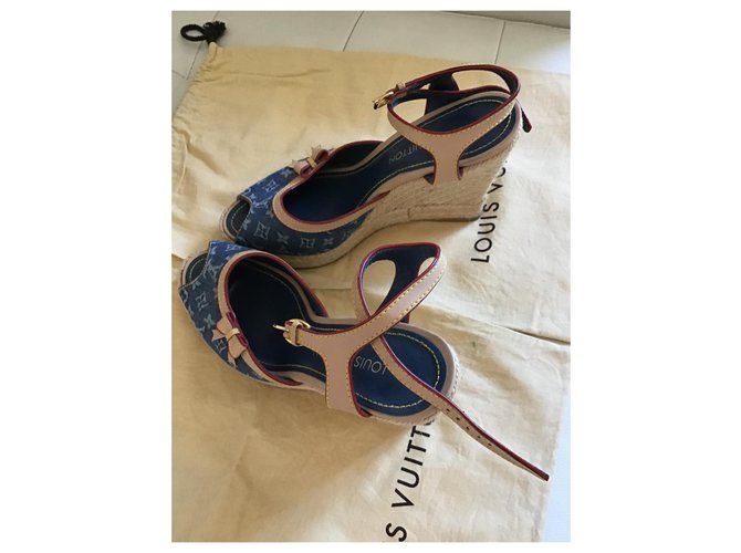 Louis Vuitton sandali Blu - vista 7