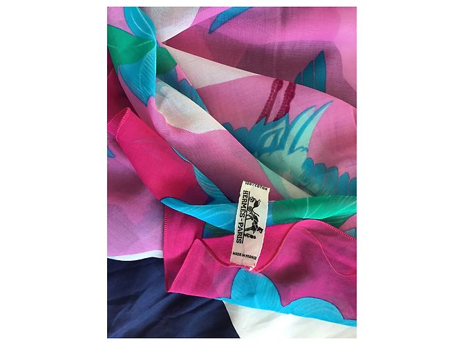 Hermès Modelo pareo grande Rosa - vista 2