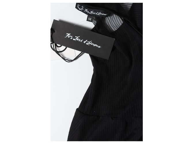 Autre Marque For Love & Lemons Kleid Schwarz Polyamid M - Ansicht 3