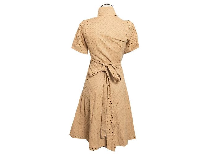 Diane Von Furstenberg DvF Vintage Bellette Kleid Karamell - Ansicht 2
