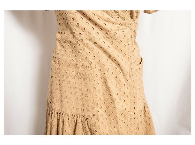 Diane Von Furstenberg DvF Vintage Bellette Kleid Karamell - Ansicht 6