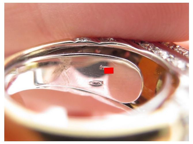 ANELLO REPOSSI SIGILLO T50 giallo oro 18ANELLO CON ORO E DIAMANTI K CITRINO E DIAMANTI D'oro - vista 5
