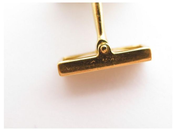 GEMELLI QUADRATI CARTIER IN ORO GIALLO 18K 13GEMELLI IN ORO CON SCATOLA GR - vista 5