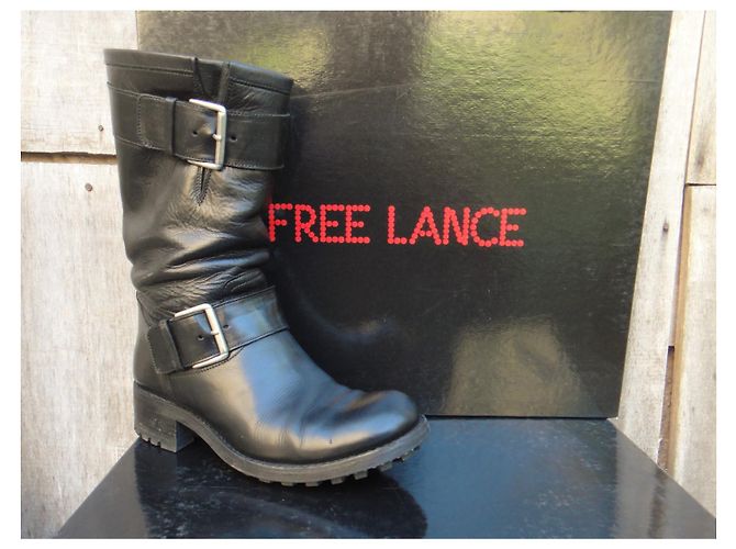 Free Lance Botas modelo Lance Biker gratis 4 Correa media p 37 Negro - vista 9