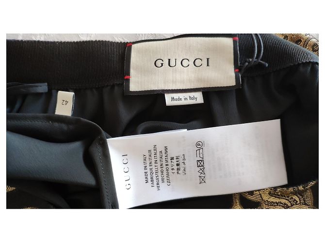 Falda Gucci de seda negra Negro - vista 2