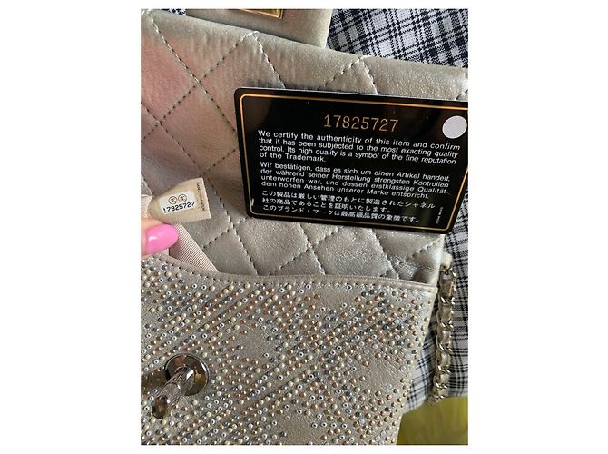 Timeless Chanel Mini-Umhängetasche Beige - Ansicht 10