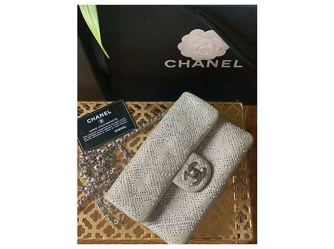 Timeless Chanel Mini-Umhängetasche Beige - Ansicht 2