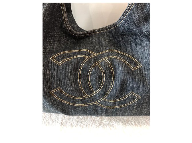 Chanel Coco Cabas Azul claro - vista 5