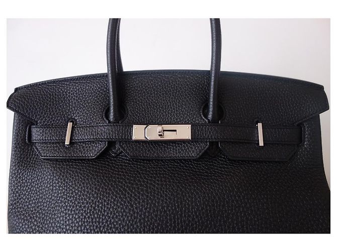 Acapulco Hermès Borsa HERMES BIRKIN 35 Noir Nero - vista 11
