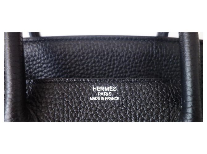 Acapulco Hermès Borsa HERMES BIRKIN 35 Noir Nero - vista 12