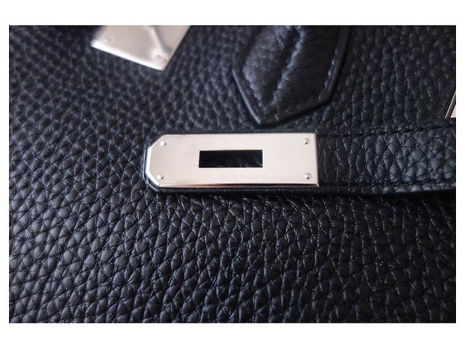 Acapulco Hermès Borsa HERMES BIRKIN 35 Noir Nero - vista 14