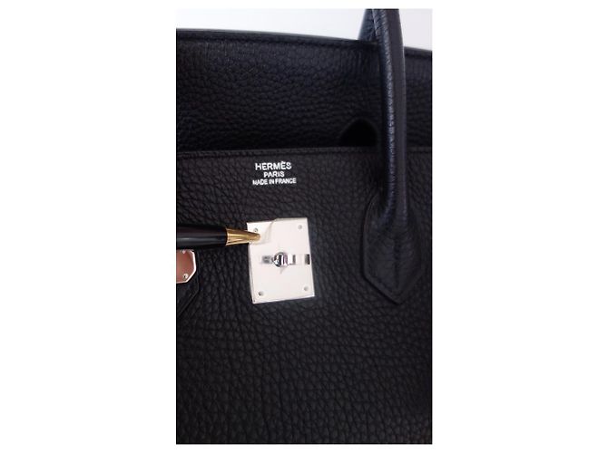 Acapulco Hermès Borsa HERMES BIRKIN 35 Noir Nero - vista 15