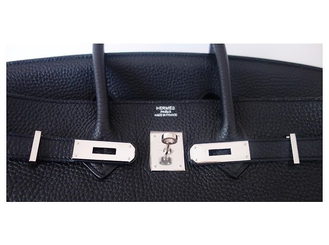 Acapulco Hermès Borsa HERMES BIRKIN 35 Noir Nero - vista 16