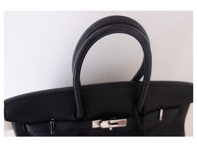 Acapulco Hermès Borsa HERMES BIRKIN 35 Noir Nero - vista 5