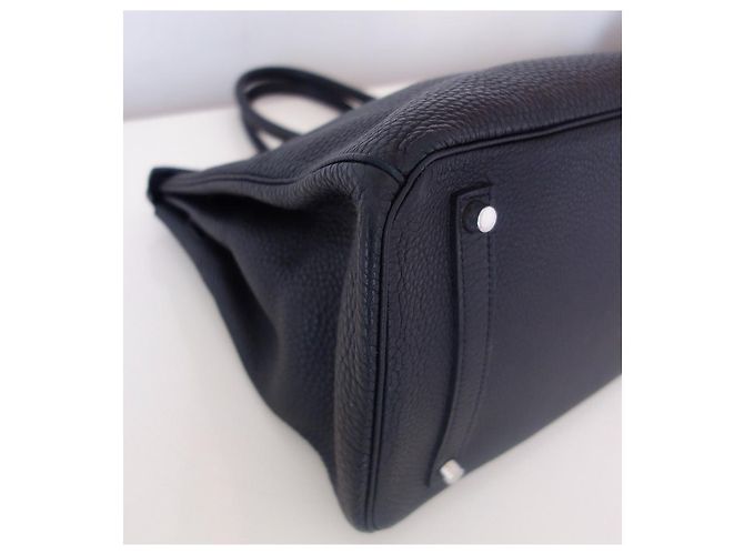 Acapulco Hermès Borsa HERMES BIRKIN 35 Noir Nero - vista 7
