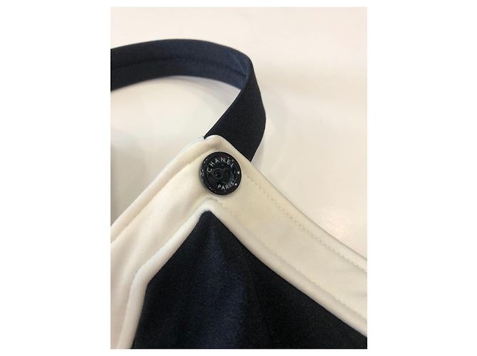 Chanel Costume intero Nero Bianco - vista 4