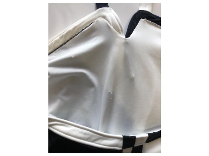 Chanel Costume intero Nero Bianco - vista 7