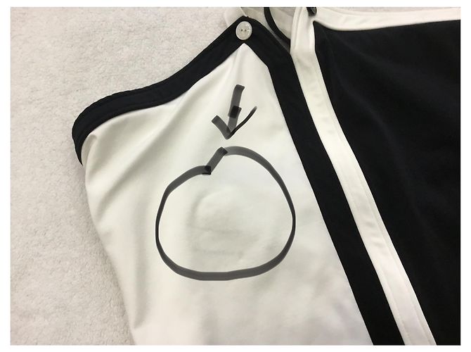 Chanel Costume intero Nero Bianco - vista 8