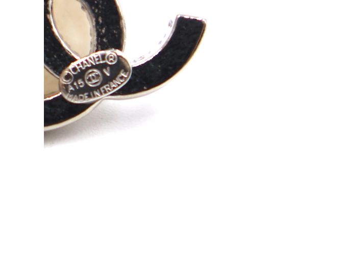 Timeless Orecchini a bottone CC senza tempo con cristalli d'argento Chanel - vista 11