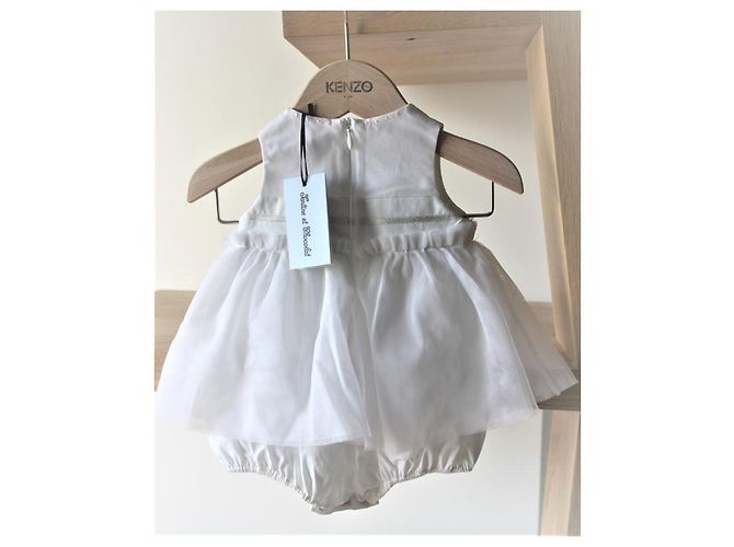 Tartine et Chocolat Zeremonienkleid Weiß - Ansicht 2
