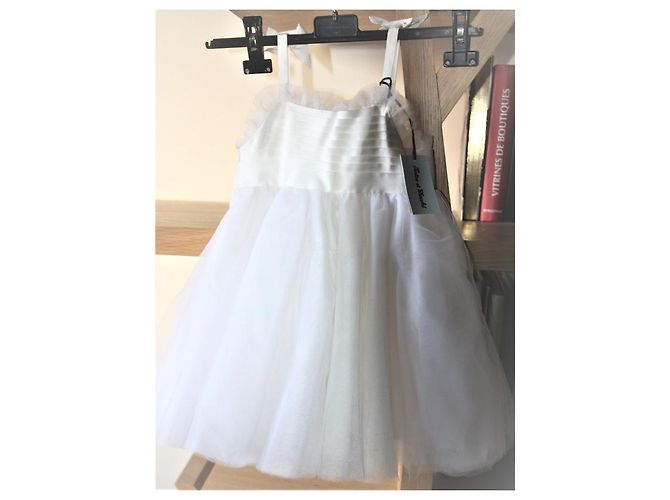 Tartine et Chocolat Zeremonienkleid Weiß - Ansicht 3