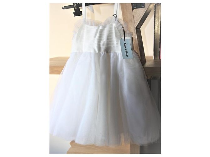 Tartine et Chocolat Zeremonienkleid Weiß - Ansicht 4