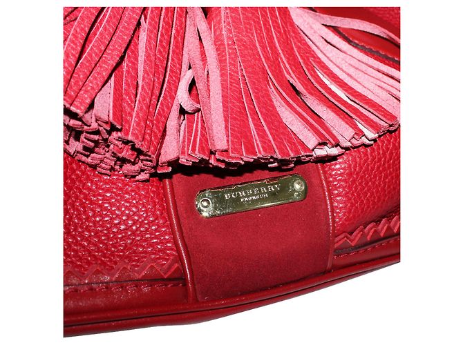 Burberry Prorsum Tote di gamberetti rosso scuro - vista 7