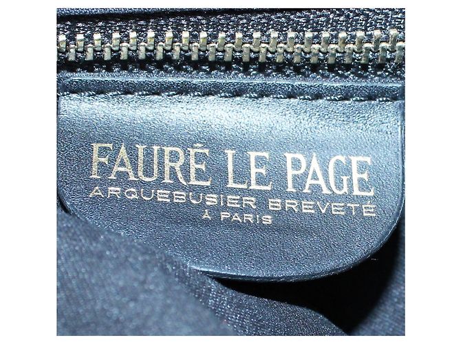 Fauré Le Page Handgepäck Toile Ecailles Tasche Rot Bordeaux - Ansicht 7