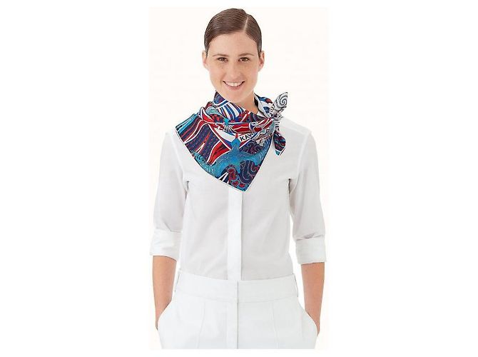 Hermès HERMES CARRE 90 KAWA ORA Multicolore - vista 10