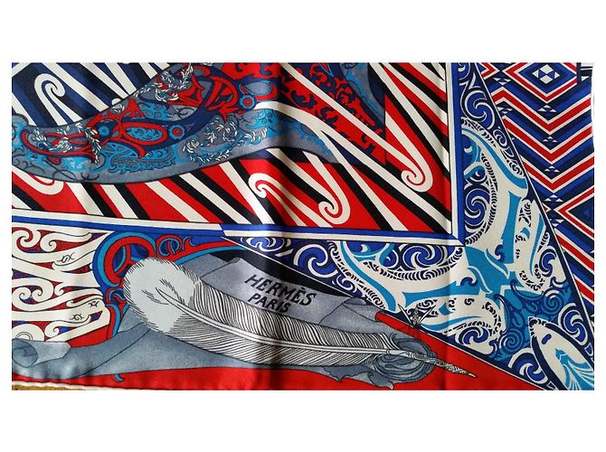 Hermès HERMES CARRE 90 KAWA ORA Multicolore - vista 5