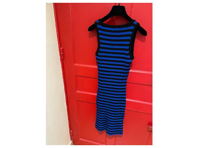 Abito Michael Kors a righe nere e blu Nero - vista 2