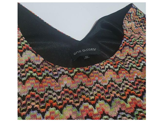 Autre Marque Ana Alcazar Mehrfarbiges Kleid aus Polyester Mehrfarben - Ansicht 4