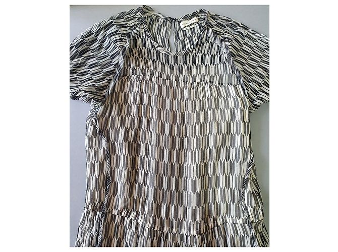 Vestido de seda Isabel Marant Etoile Multicolor - vista 2