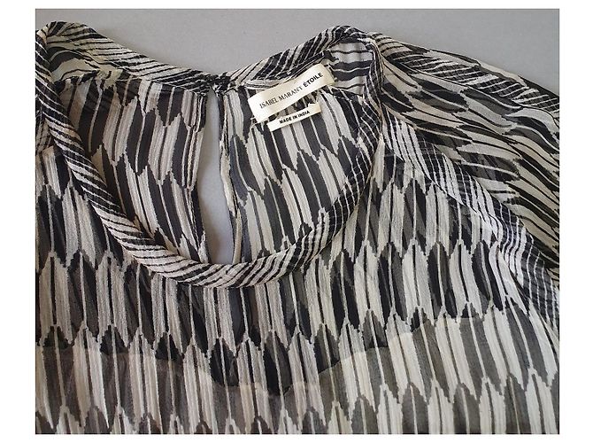 Vestido de seda Isabel Marant Etoile Multicolor - vista 3