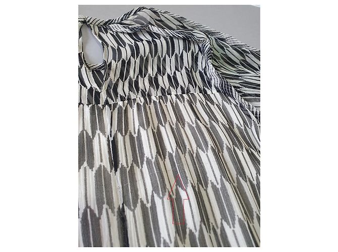 Vestido de seda Isabel Marant Etoile Multicolor - vista 4