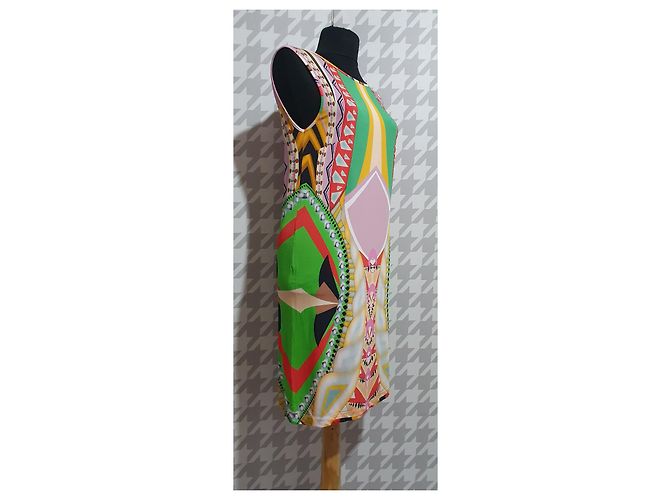 Autre Marque Vestido Piu Piu de Viscosa y Elastano Multicolor - vista 2
