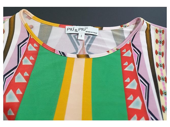 Autre Marque Vestido Piu Piu de Viscosa y Elastano Multicolor - vista 4